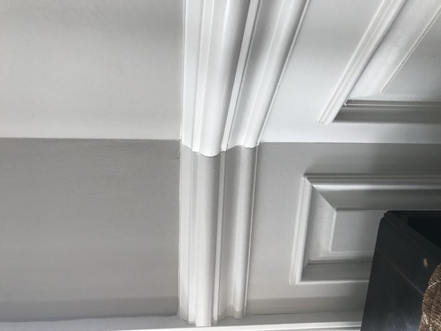 Wainscoting and wall paneling detail